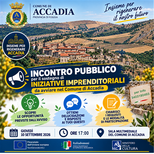 PNRR-Iniziative imprenditoriali-INCONTRO PUBBLICO