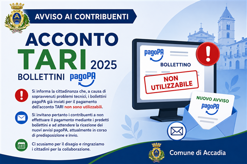 Avviso ai Contribuenti