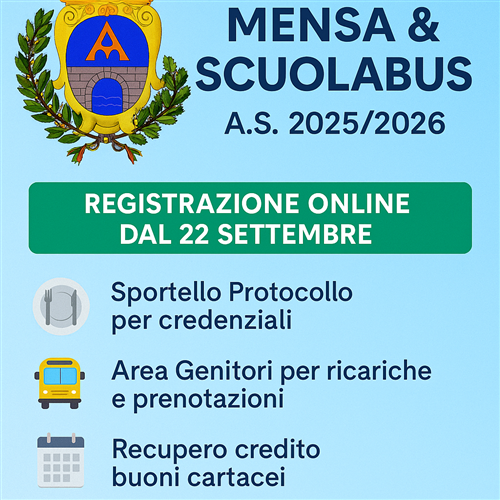 Servizio Mensa e Scuolabus (A.S. 2025/2026)